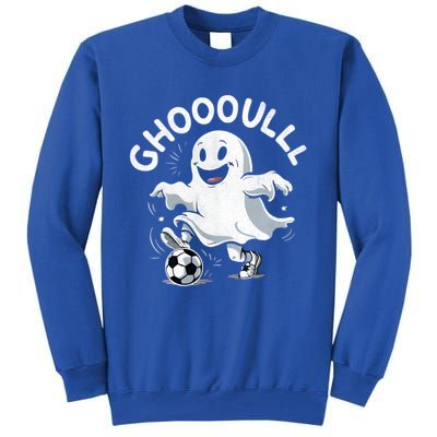 Ghost Soccer Halloween Gift Tall Sweatshirt