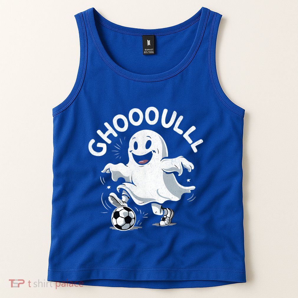 Ghost Soccer Halloween Gift Tank Top