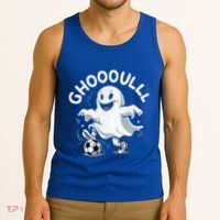 Ghost Soccer Halloween Gift Tank Top