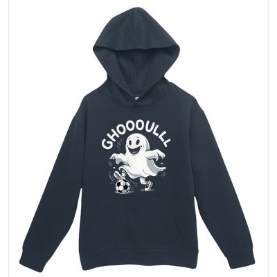 Ghost Soccer Halloween Gift Urban Pullover Hoodie