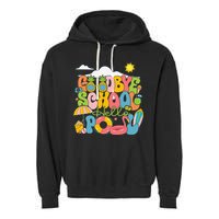 Goodbye School Hello Pool Schools Out For Summer Costume Garment-Dyed Fleece Hoodie