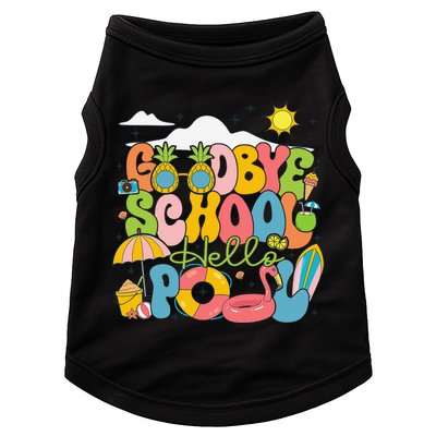 Goodbye School Hello Pool Schools Out For Summer Costume Doggie Tank