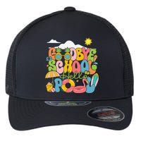 Goodbye School Hello Pool Schools Out For Summer Costume Flexfit Unipanel Trucker Cap