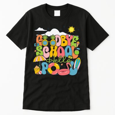 Goodbye School Hello Pool Schools Out For Summer Costume Tall T-Shirt