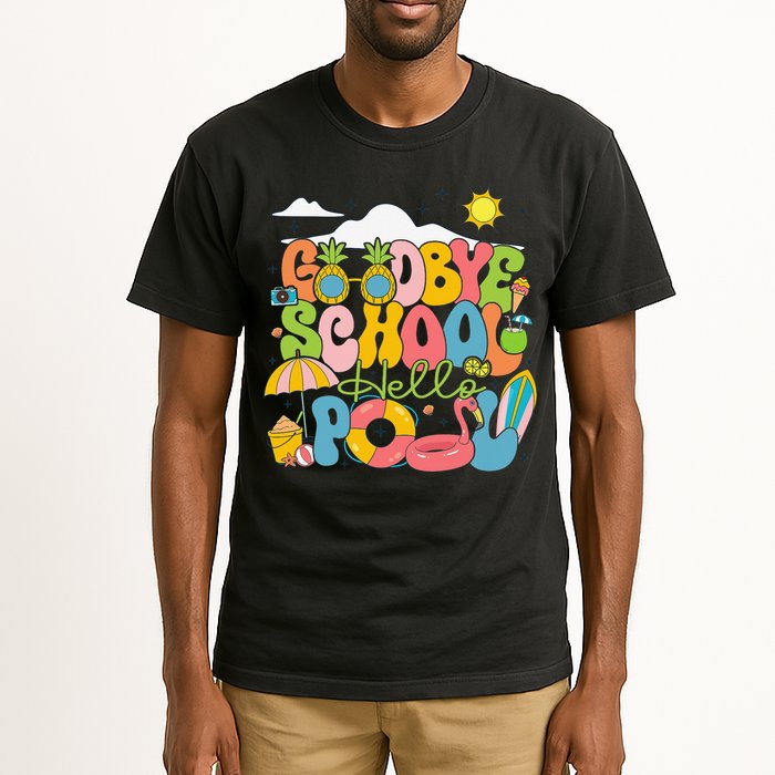 Goodbye School Hello Pool Schools Out For Summer Costume Tall T-Shirt