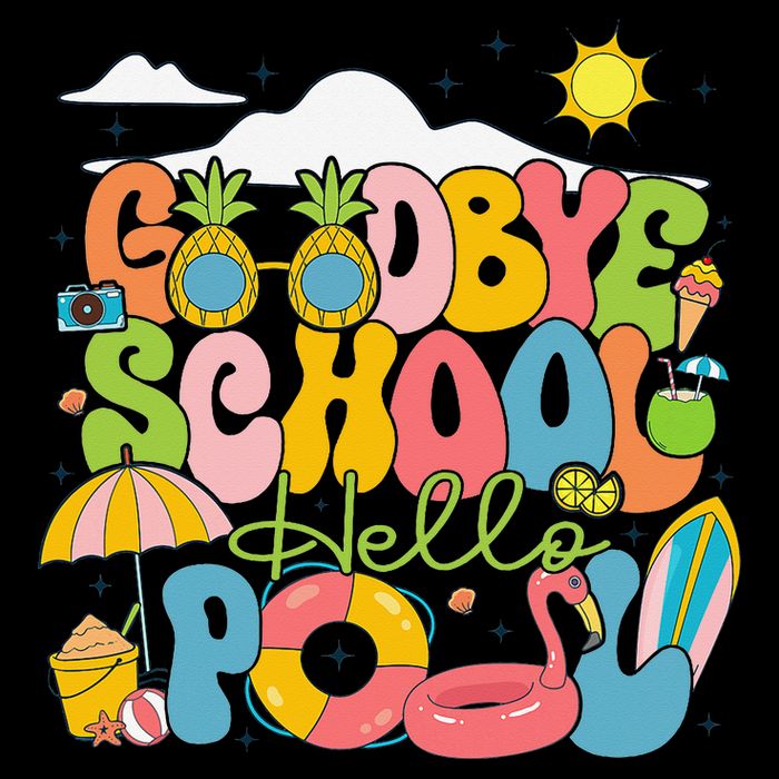 Goodbye School Hello Pool Schools Out For Summer Costume City Backpack