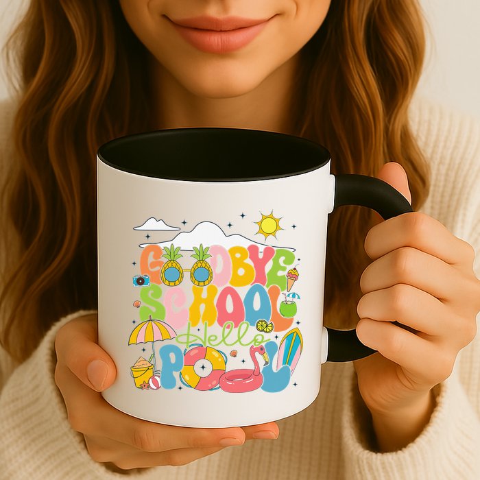 Goodbye School Hello Pool Schools Out For Summer Costume Mug