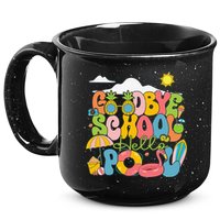 Goodbye School Hello Pool Schools Out For Summer Costume 15oz Campfire Ceramic Mug