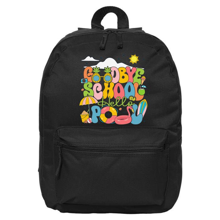 Goodbye School Hello Pool Schools Out For Summer Costume 16 in Basic Backpack