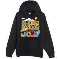 Goodbye School Hello Pool Schools Out For Summer Costume Premium Pullover Hoodie