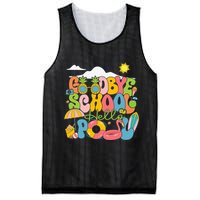 Goodbye School Hello Pool Schools Out For Summer Costume Mesh Reversible Basketball Jersey Tank