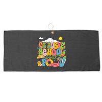 Goodbye School Hello Pool Schools Out For Summer Costume Large Microfiber Waffle Golf Towel