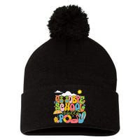 Goodbye School Hello Pool Schools Out For Summer Costume Pom Pom 12in Knit Beanie