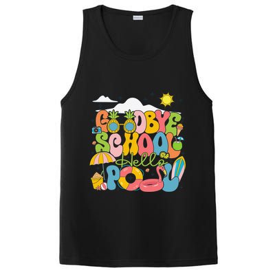 Goodbye School Hello Pool Schools Out For Summer Costume PosiCharge Competitor Tank
