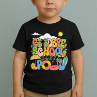 Goodbye School Hello Pool Schools Out For Summer Costume Toddler T-Shirt
