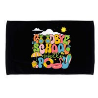 Goodbye School Hello Pool Schools Out For Summer Costume Microfiber Hand Towel