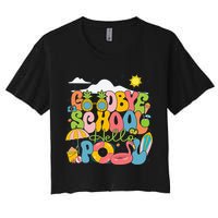 Goodbye School Hello Pool Schools Out For Summer Costume Crop Top