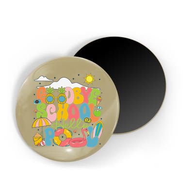 Goodbye School Hello Pool Schools Out For Summer Costume Magnet