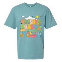 Goodbye School Hello Pool Schools Out For Summer Costume Sueded Cloud Jersey T-Shirt