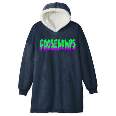 Goosebumps Spooky Halloween Hooded Wearable Blanket