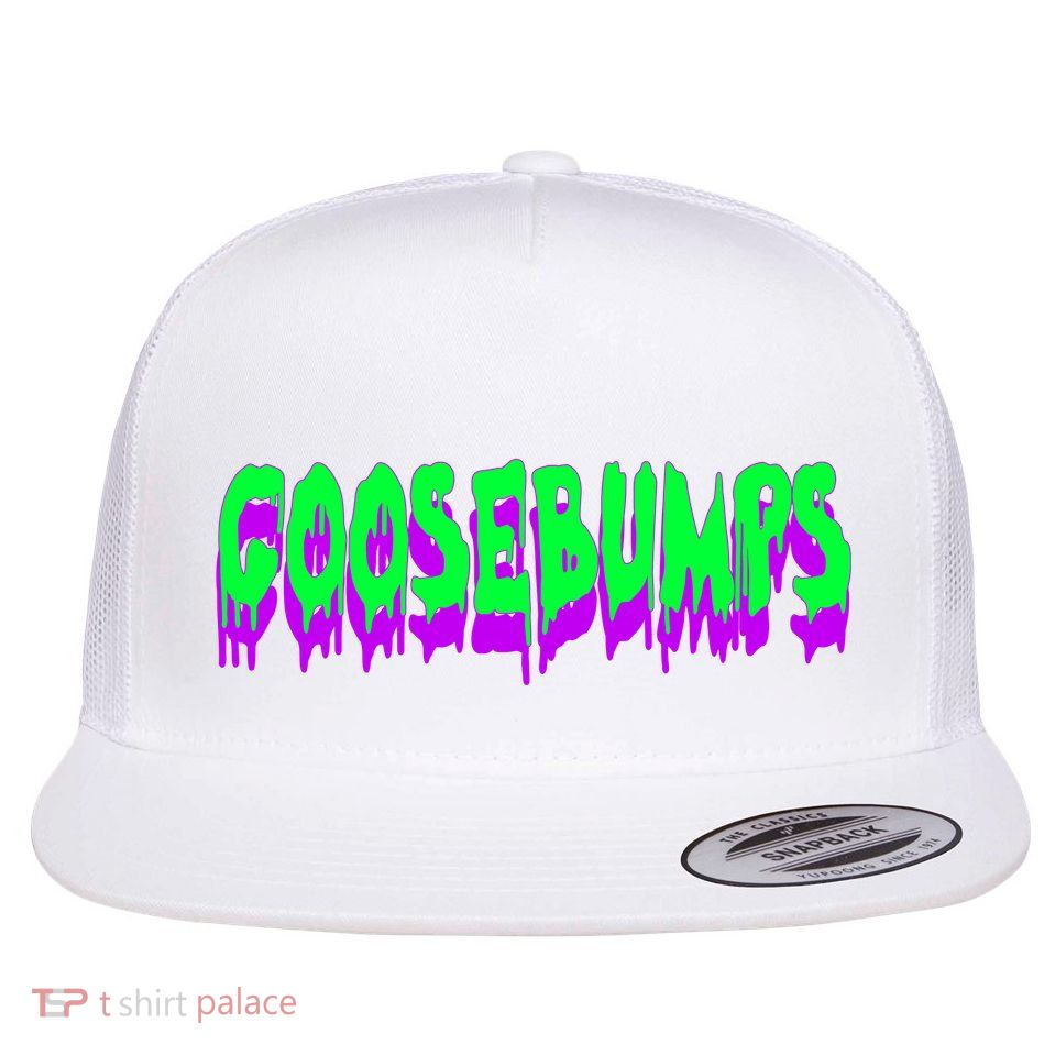 Goosebumps Spooky Halloween Flat Bill Trucker Hat
