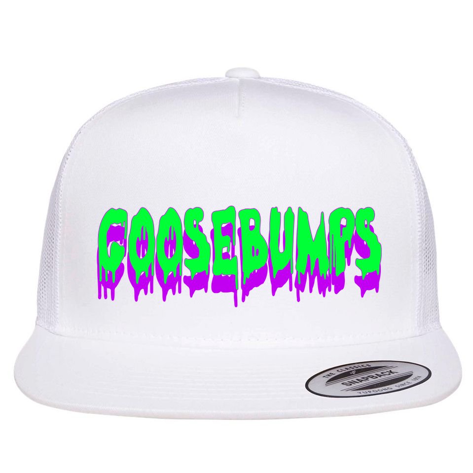 Goosebumps Spooky Halloween Flat Bill Trucker Hat