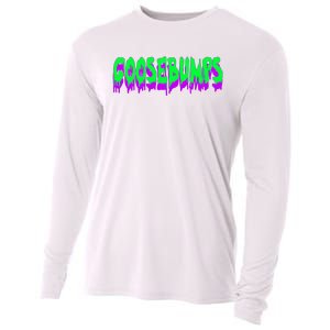 Goosebumps Spooky Halloween Cooling Performance Long Sleeve Crew