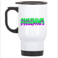 Goosebumps Spooky Halloween Stainless Steel Travel Mug