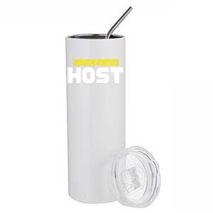 Game Show Host Quiz Games Trivia Night Gift Stainless Steel Tumbler