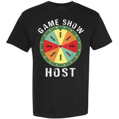 Game Show Host Trivia Board Game Night Questions Vintage Garment-Dyed Heavyweight T-Shirt