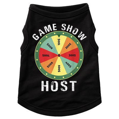 Game Show Host Trivia Board Game Night Questions Vintage Doggie Tank