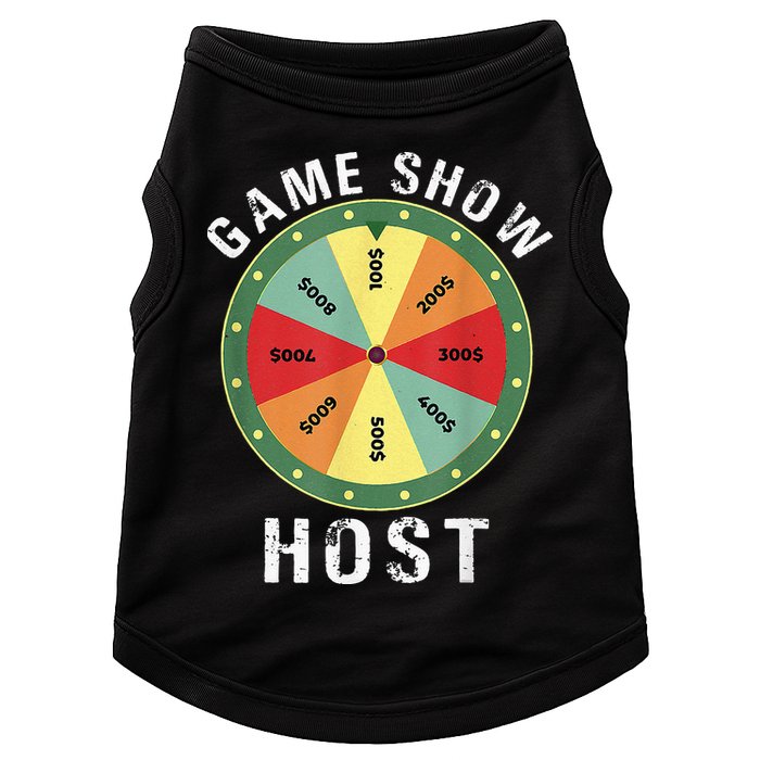 Game Show Host Trivia Board Game Night Questions Vintage Doggie Tank