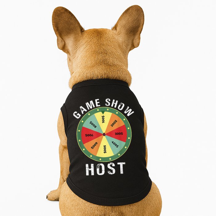 Game Show Host Trivia Board Game Night Questions Vintage Doggie Tank