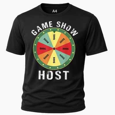 Game Show Host Trivia Board Game Night Questions Vintage Performance Shirt