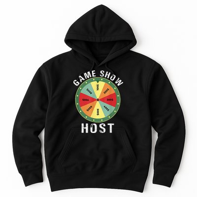 Game Show Host Trivia Board Game Night Questions Vintage Hoodie
