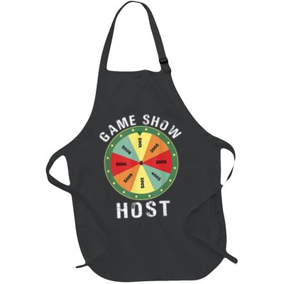 Game Show Host Trivia Board Game Night Questions Vintage Apron