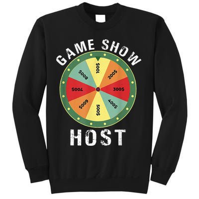 Game Show Host Trivia Board Game Night Questions Vintage Sweatshirt