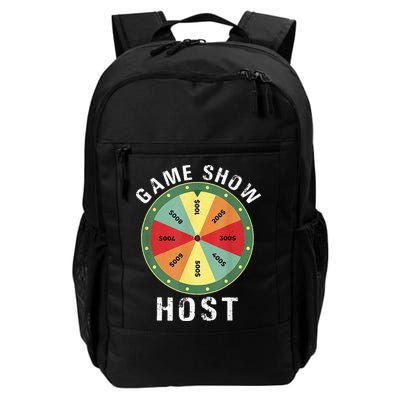 Game Show Host Trivia Board Game Night Questions Vintage Backpack