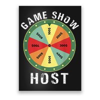 Game Show Host Trivia Board Game Night Questions Vintage Poster