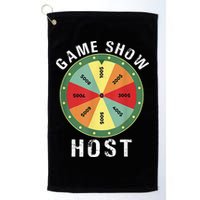 Game Show Host Trivia Board Game Night Questions Vintage Golf Towel