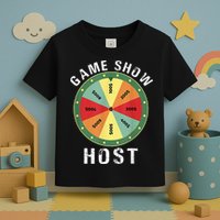 Game Show Host Trivia Board Game Night Questions Vintage Toddler T-Shirt