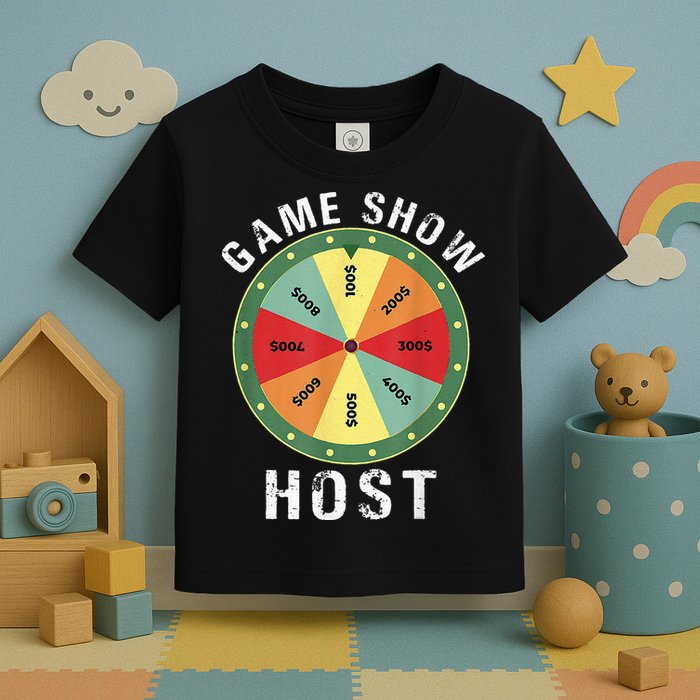 Game Show Host Trivia Board Game Night Questions Vintage Toddler T-Shirt