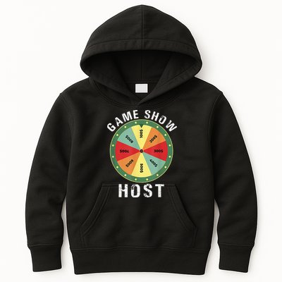 Game Show Host Trivia Board Game Night Questions Vintage Kids Hoodie