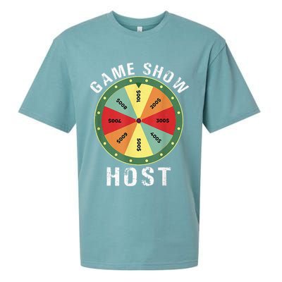 Game Show Host Trivia Board Game Night Questions Vintage Sueded Cloud Jersey T-Shirt