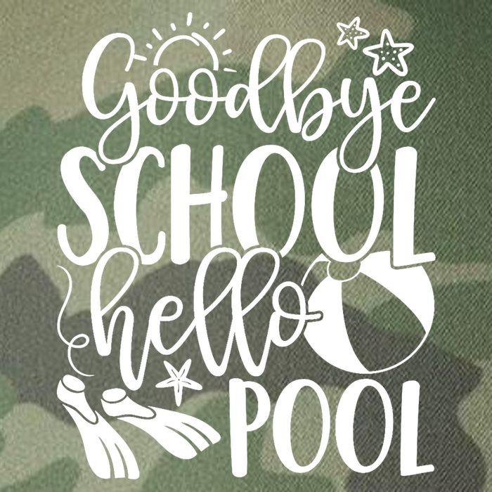 Goodbye School Hello Pool Summer Last Day Of School Legacy Tie Dye Trucker Hat