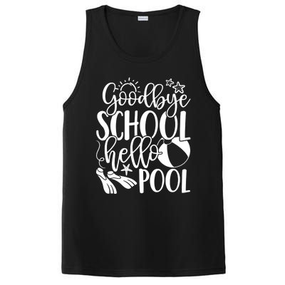 Goodbye School Hello Pool Summer Last Day Of School PosiCharge Competitor Tank