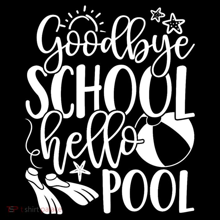 Goodbye School Hello Pool Summer Last Day Of School Wool Snapback Cap