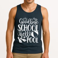 Goodbye School Hello Pool Summer Last Day Of School Tank Top