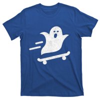 Ghost Skate Halloween Skateboarding Spooky Skateboard Funny Cute Gift T-Shirt