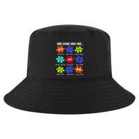 God Says I Am Autism Png Retro Autism Cool Comfort Performance Bucket Hat